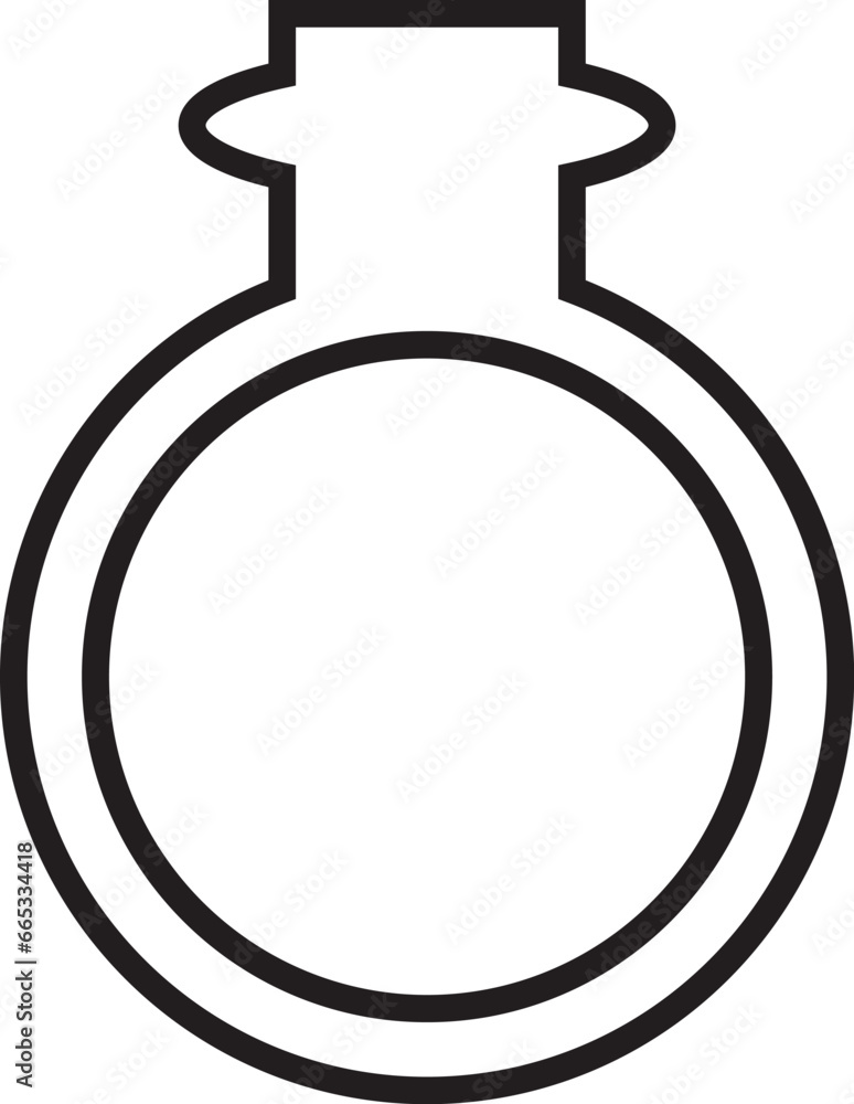 Diamond Ring Icon Flat Graphic Design. Black isolated outline icon of ring with diamond on white background. Diamond Ring Icon Flat Graphic Design. Black isolated outline icon of ring with diamond on white background.