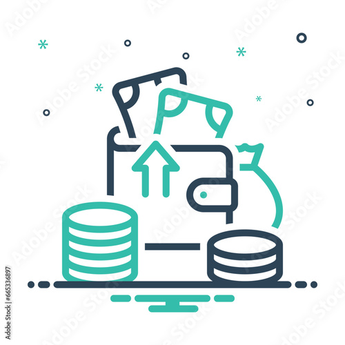 Mix icon for earning