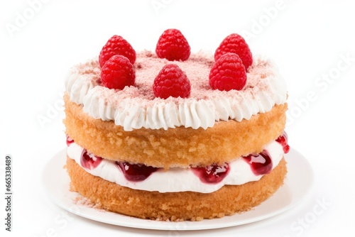 Cake isolated on white background.