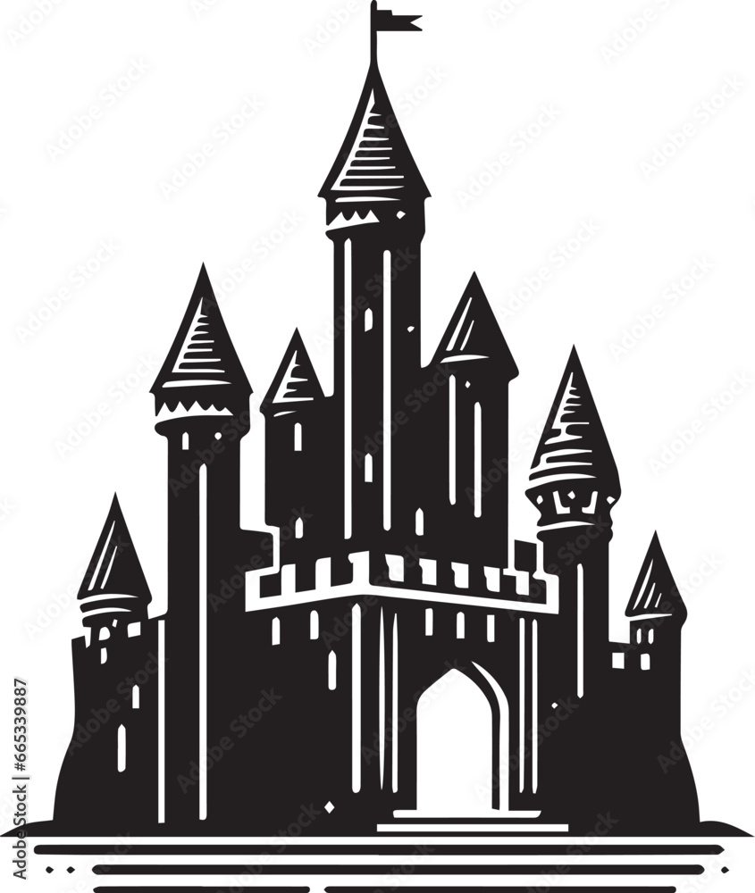Awesome Castle Vector Design
