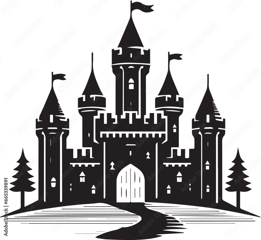 Awesome Castle Vector Design