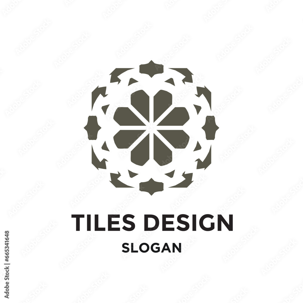 Abstract ornament template illustration vector design Abstract ornament template illustration vector design