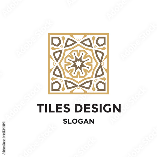 Abstract ornament template illustration vector design