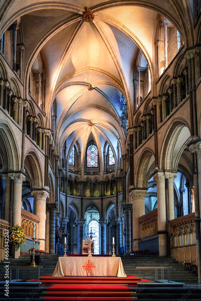 Inside the Canterbury Cathedral