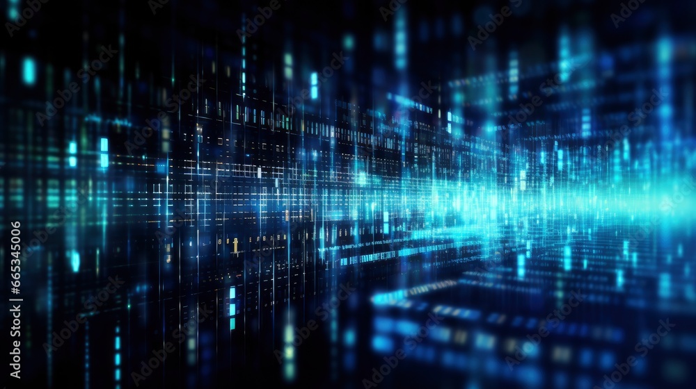 An abstract digital background with binary code and AI algorithms running in the background. An abstract digital background with binary code and AI algorithms running in the background.