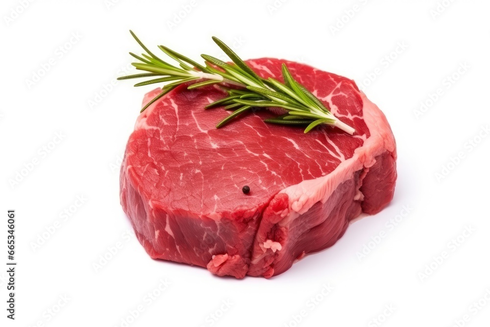 Fillet steak beef meat isolated on white background. Fillet steak beef meat isolated on white background.