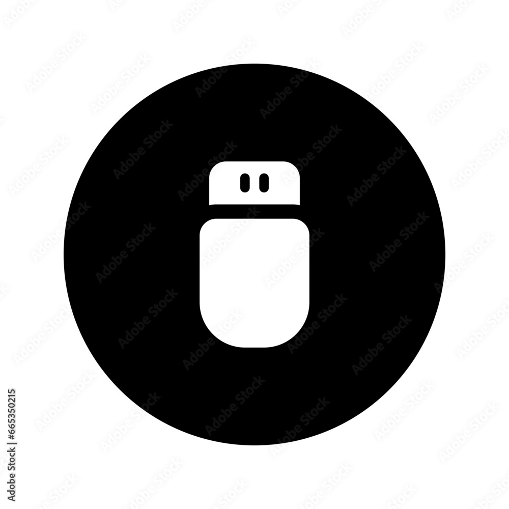 flashdisk circular glyph icon flashdisk circular glyph icon