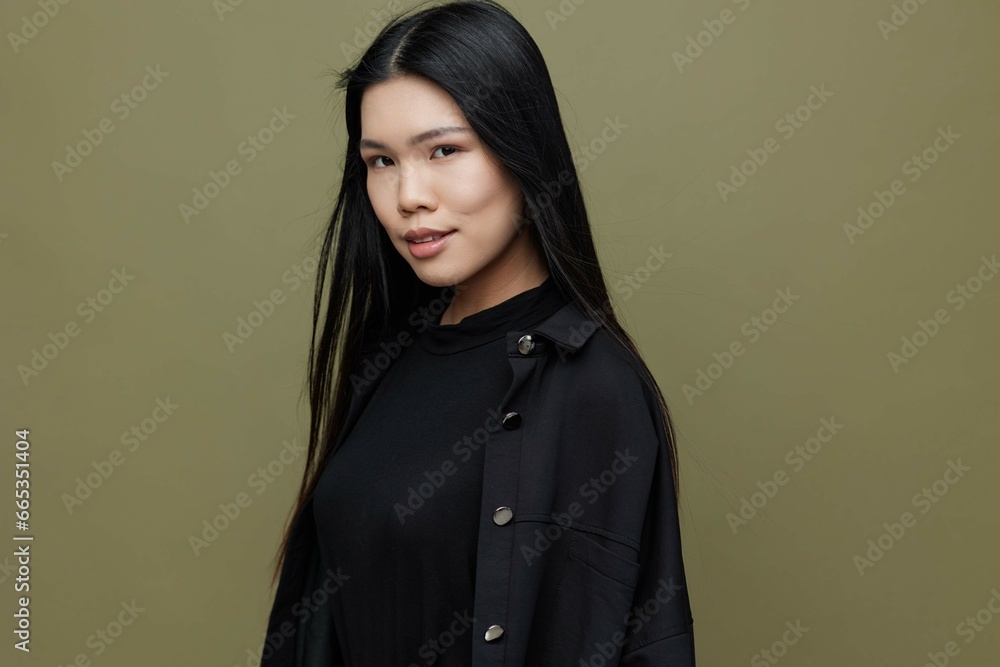 Asian woman fashion hair portrait beauty Asian woman fashion hair portrait beauty