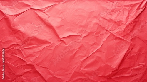 Wallpaper Mural red crumpled paper on empty sheet background. copy text space. Torontodigital.ca
