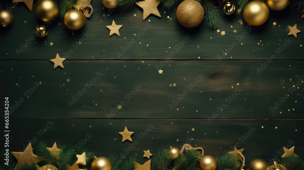 Naklejka premium Merry Christmas and a happy new year. Festive xmas background. Holiday Christmas