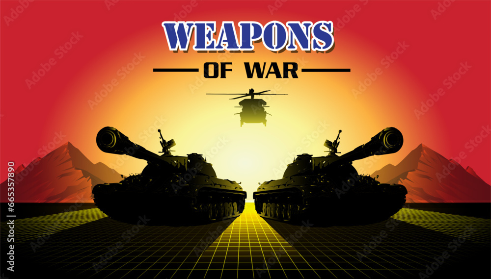 weapons of war - obrazy, fototapety, plakaty 