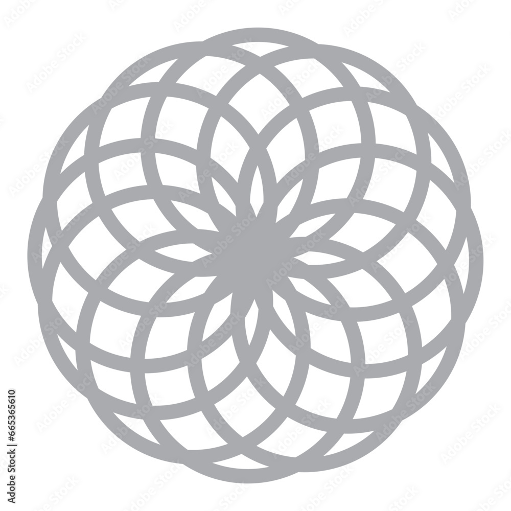 Abstract sphere geometric vector design Abstract sphere geometric vector design