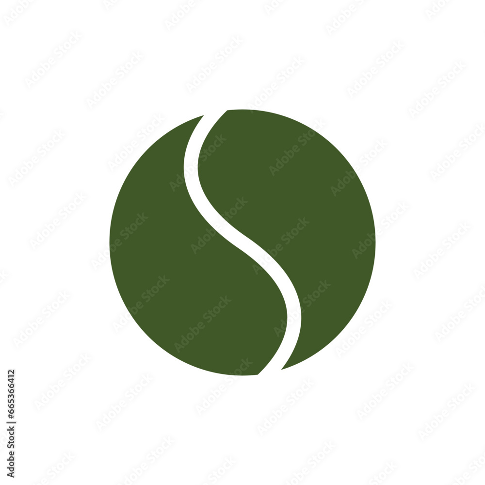 Tennis Ball Icon Vector Design Template Tennis Ball Icon Vector Design Template