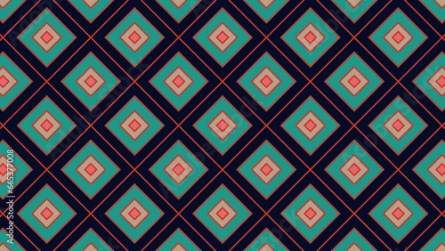 Wallpaper Mural Motion footage background with colorful elements. Vintage. Flag style. Video. Template. rhombus, square. Torontodigital.ca