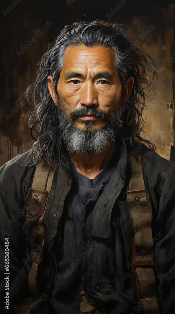 Obraz premium Asian Man Portrait