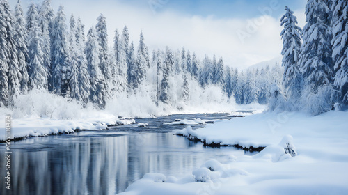 Amazing winter landscape © EwaStudio