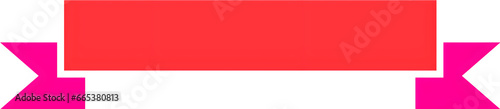 Isolated Pik and Red Board or Ribbon Element in Flat Style. Free Download Isolated Pik and Red Board or Ribbon Element in Flat Style. - GFXLoad
