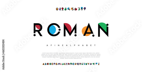 ROMAN crypto colorful stylish small alphabet letter logo design.