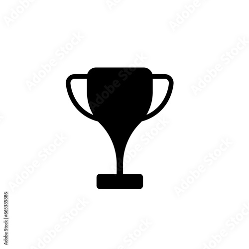 Trophy icon vector