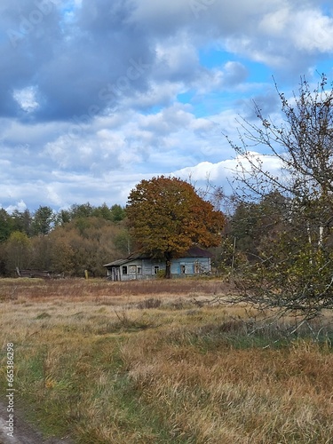 old house in the mountains