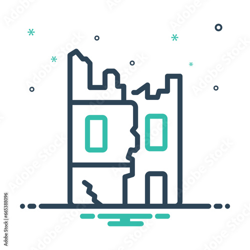 Mix icon for destroyed