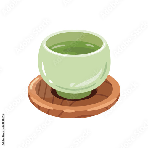 湯呑み茶碗に入ったお茶
