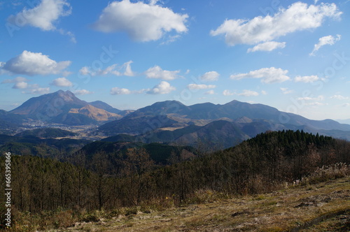 蛇越展望台 由布岳