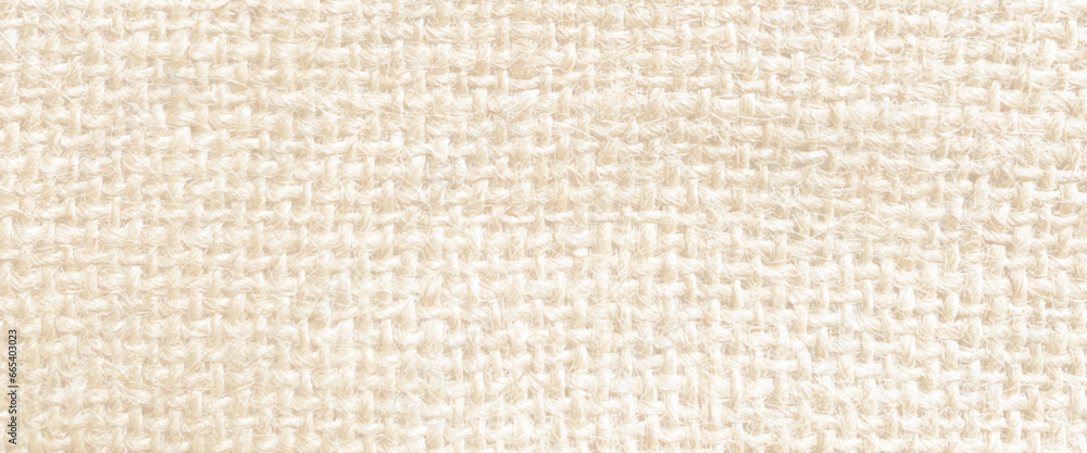 Vector seamless texture of burlap, beige, brown, natural light brown color burlap background.