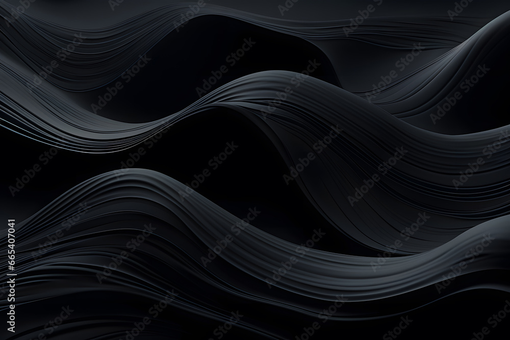 黒くダークな雰囲気のウェーブ背景|dark wave.Abstract digital background.Generative AI 黒くダークな雰囲気のウェーブ背景|dark wave.Abstract digital background.Generative AI