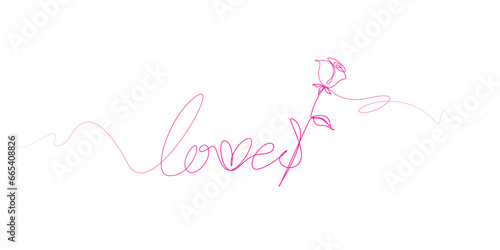 Happy valentines day line art