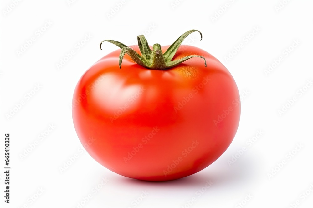 Tomato isolated on white background. AI Generated Tomato isolated on white background. AI Generated