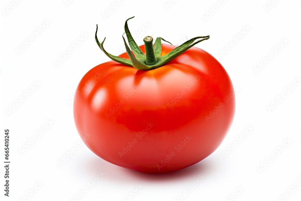 Tomato isolated on white background. AI Generated Tomato isolated on white background. AI Generated