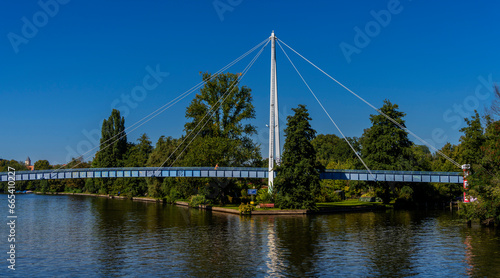 Photography Katzengrabensteg an der Baumgarteninsel in Köpenick, Berlin, Deutschland