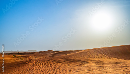 sand dunes in the desert
