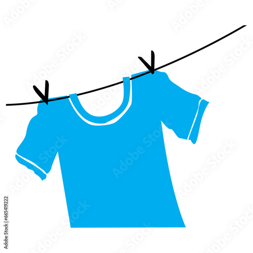 Make a Professional Clothes Drying In Sun Illustrations