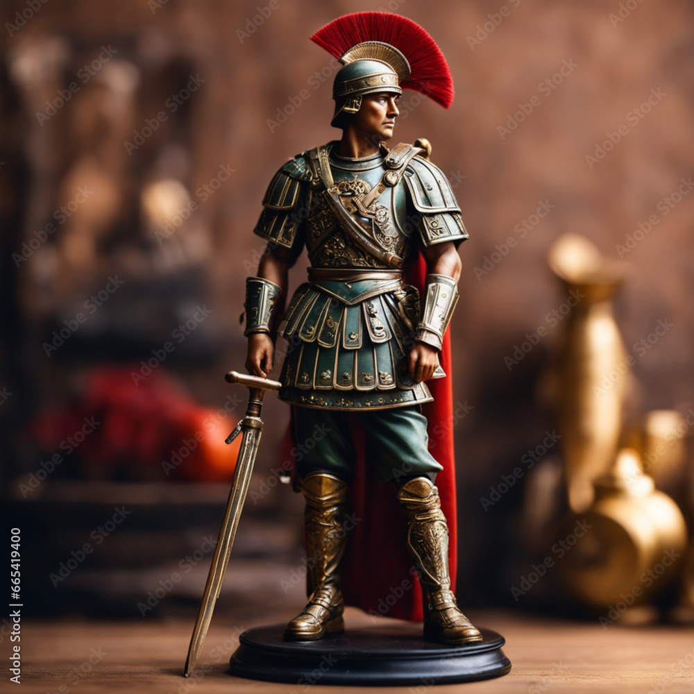 Figurita soldado del imperio romano 