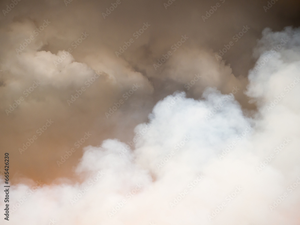 Billowing cloud of smoke Billowing cloud of smoke