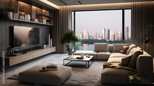 Modern apartment interior design © Kpow27