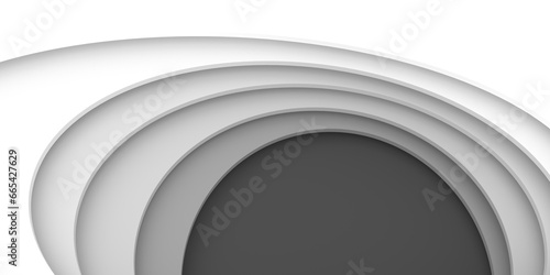 white volumes as background. Background for video and television studio.