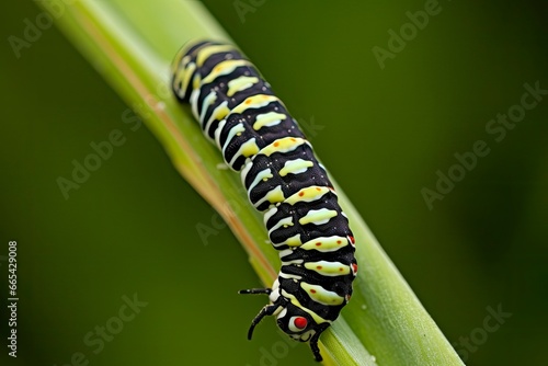 Caterpillar dovetail butterfly. © Hamidakhanom