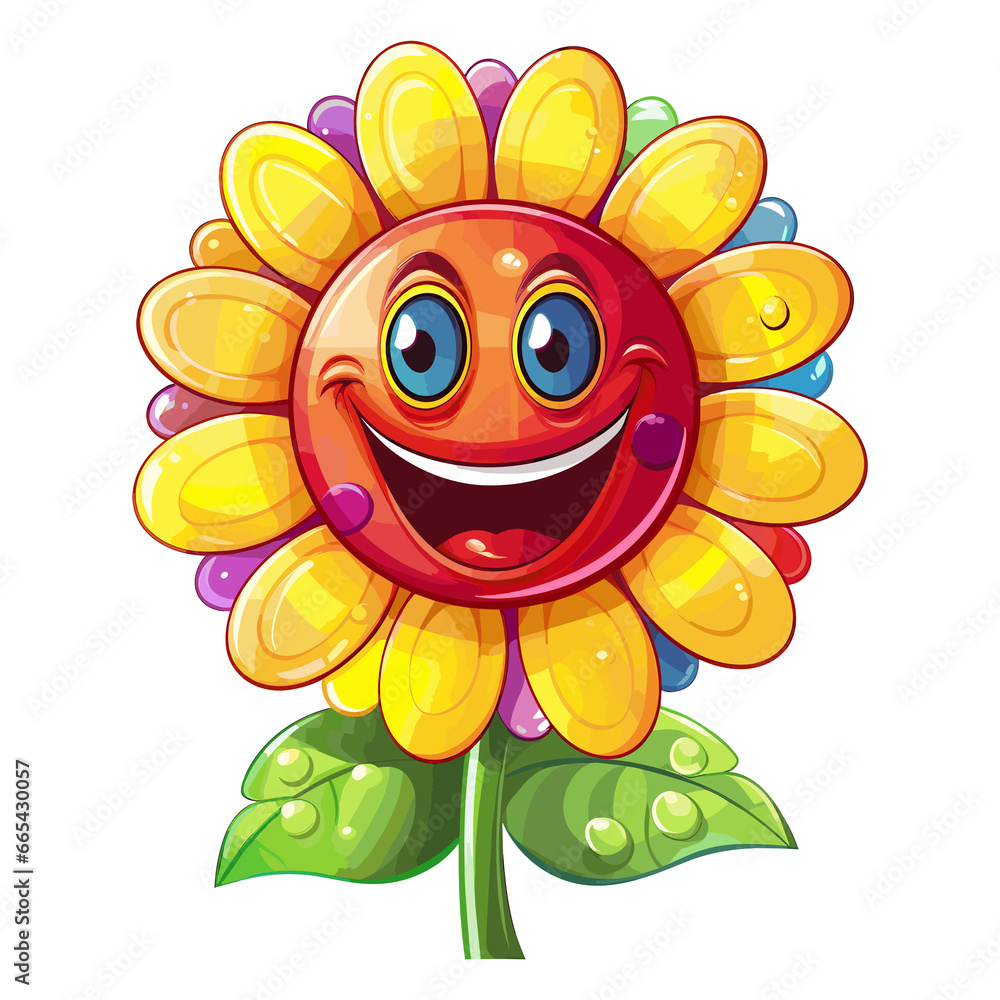 Beaming Blossom: The Smiling Sunflower
