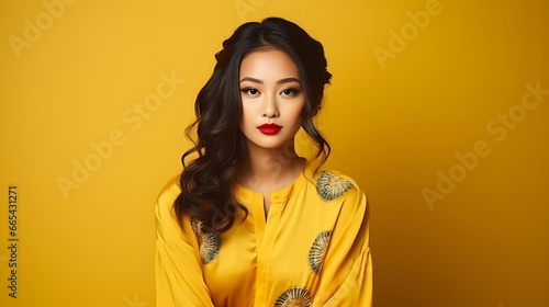 Portrait of an asian woman