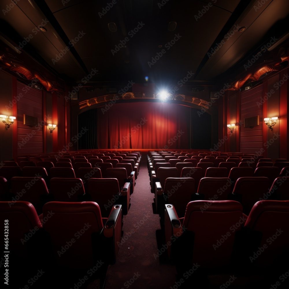The Eerie Calm of the Empty Theater: Moments Before It Welcomes the Audience