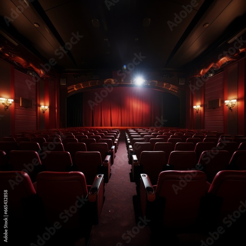 The Eerie Calm of the Empty Theater: Moments Before It Welcomes the Audience