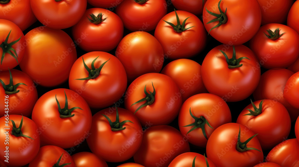 A full-texture of red tomatoes. A red vegetable background. A full-texture of red tomatoes. A red vegetable background.