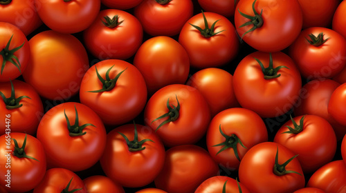 A full-texture of red tomatoes. A red vegetable background. © Mirador