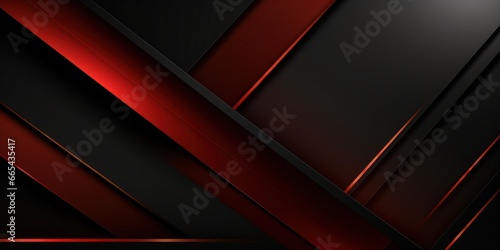 red and black abstract modern background with diagonal lines or stripes and a 3d effect. Metallic sheen.