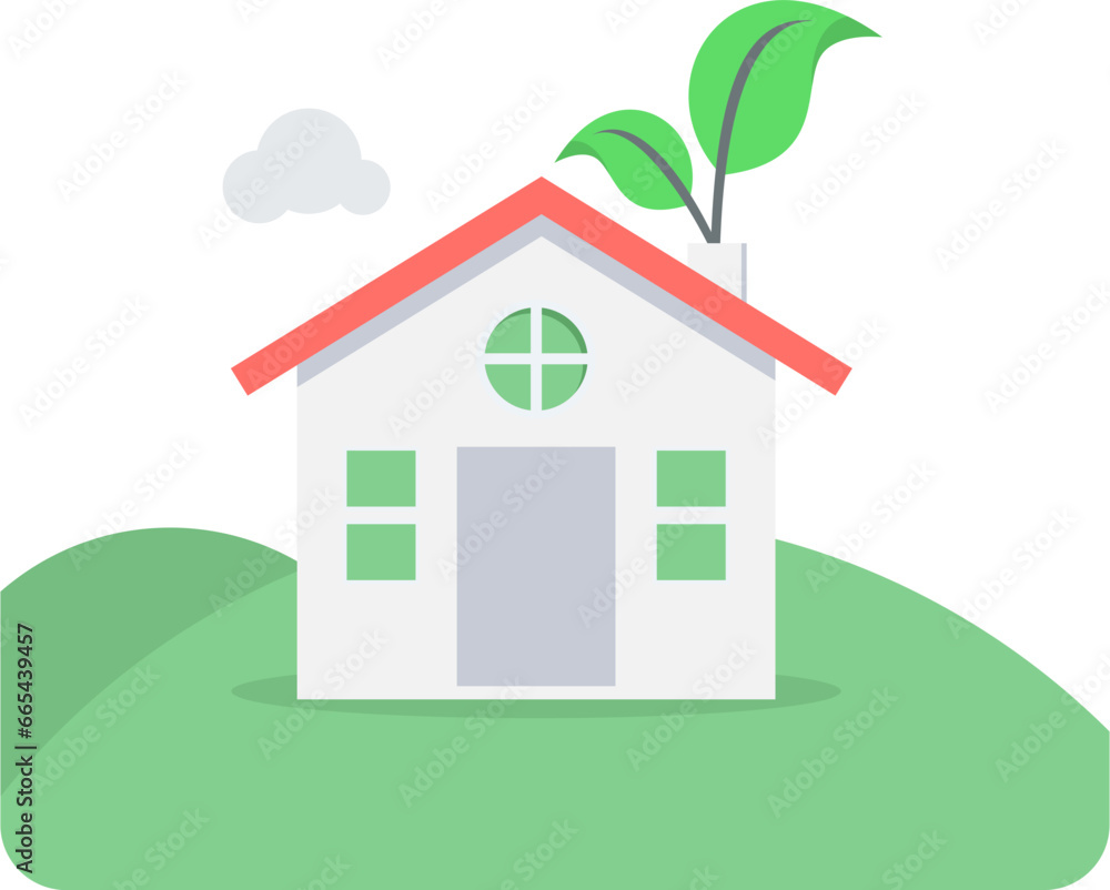 Fototapeta premium Eco House