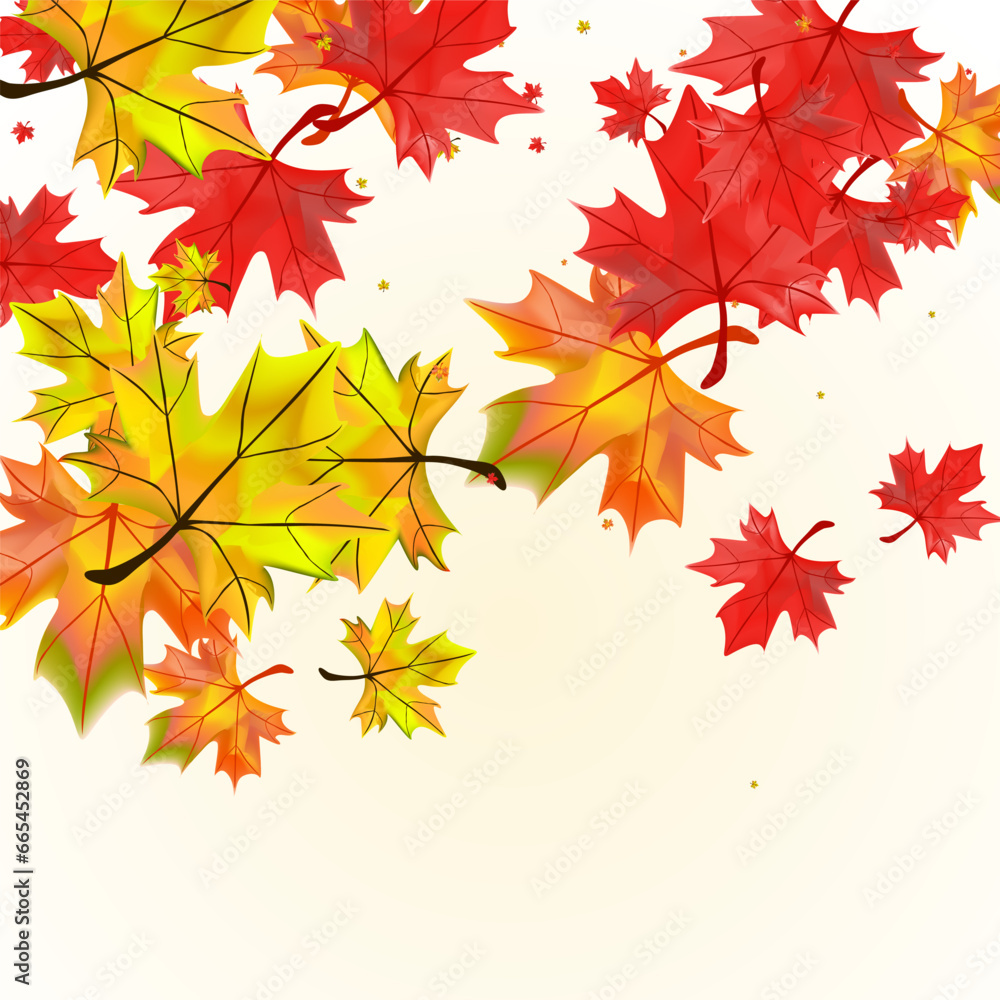 Green Leaf Background Beige Vector. Foliage Bright Card. Colorful Realistic Plant. Isolated Leaves Design. Green Leaf Background Beige Vector. Foliage Bright Card. Colorful Realistic Plant. Isolated Leaves Design.