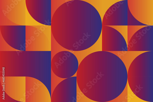 Bauhaus Revival: Abstract Vector Pattern